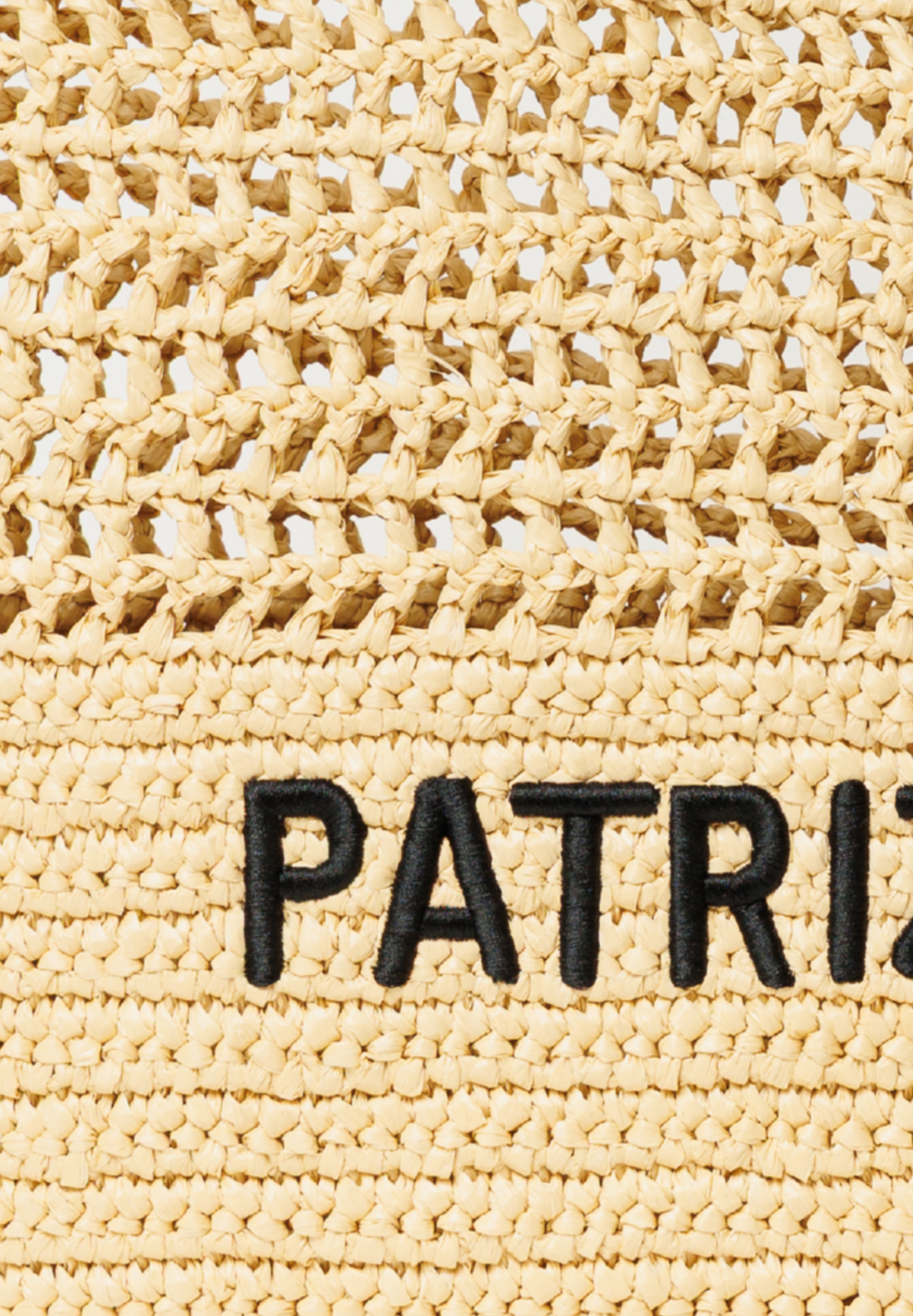 Woven eco-straw shopper bag 2B0119 PATRIZIA PEPE 2B0119V039